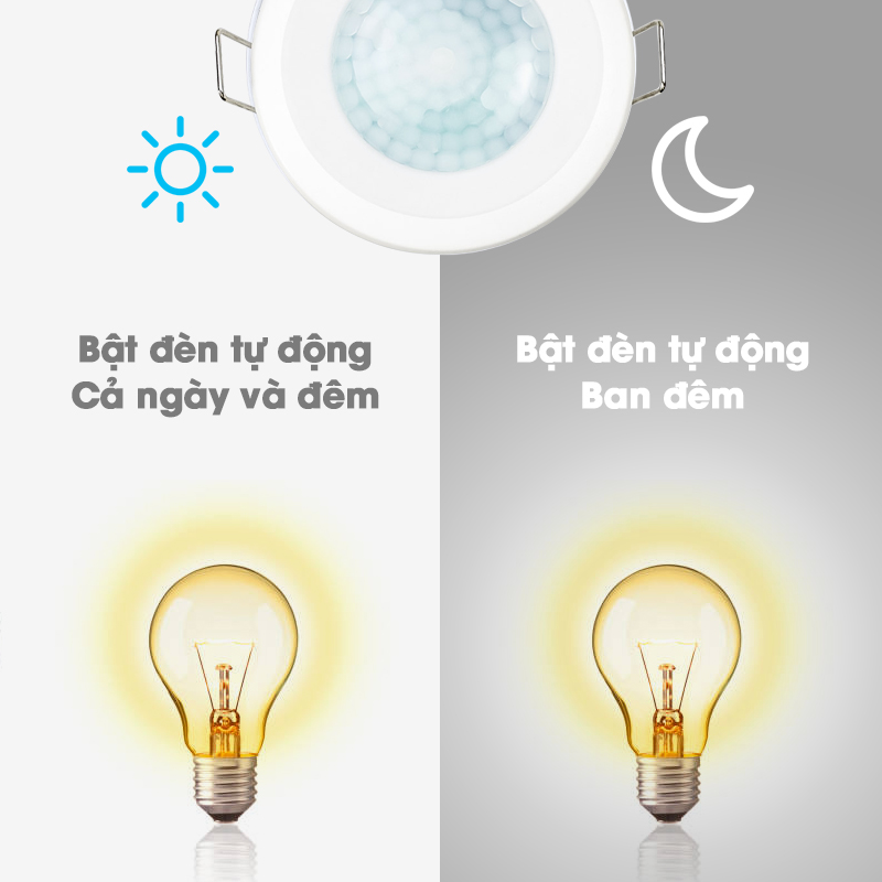 Bật đèn tự động gắn trần KONO KN-SA18