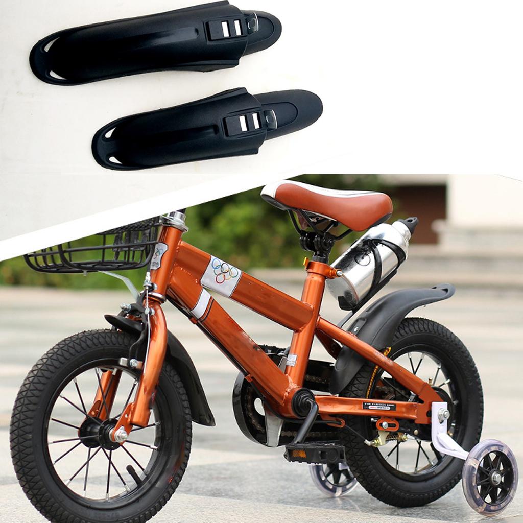 Aternee 1 Bộ Trẻ Đi Xe Đạp Xe Đạp Xe Đạp Mặt Trước + Sau Bùn Cận Vệ Chắn Bùn Chắn Bùn