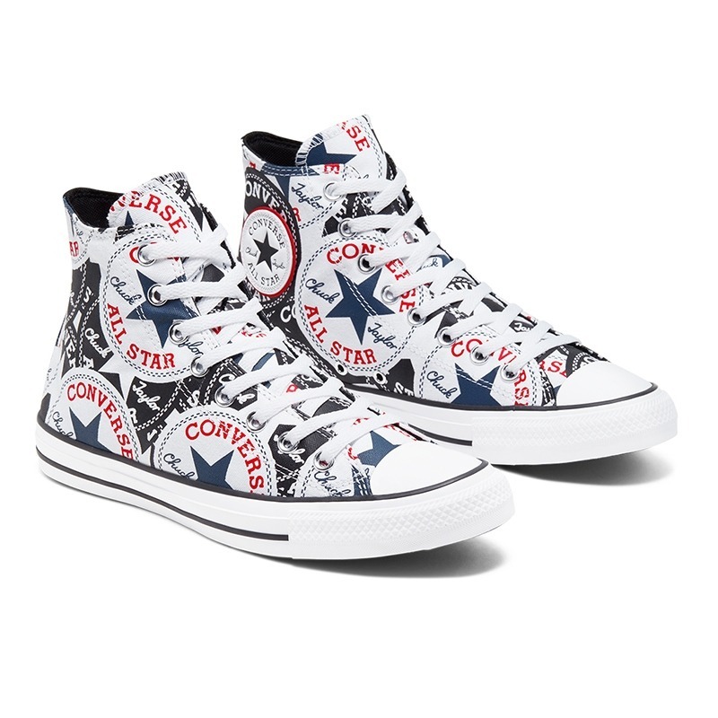 Giày Sneaker Unisex cổ cao Converse Chuck Taylor All Star Twisted Classic Logo Play - 166985V