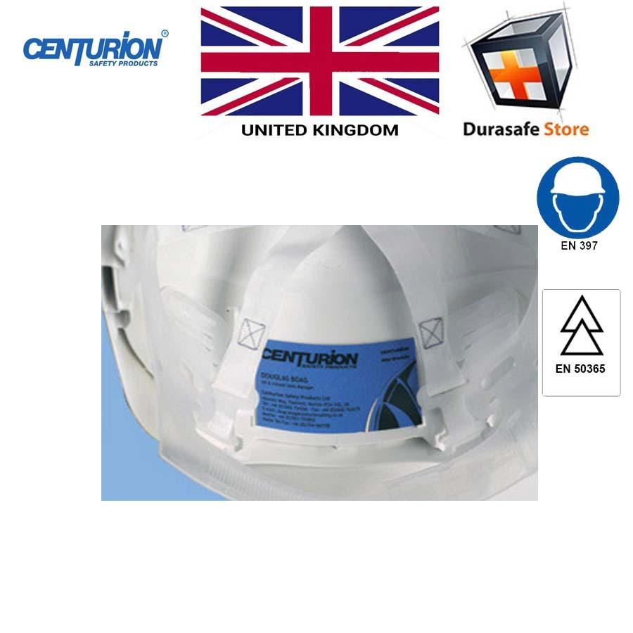 Bộ nón bảo hộ kèm dây quai nón 4 điểm màu trắng CENTURION Concept Ratchet Helmet White S08CWRF