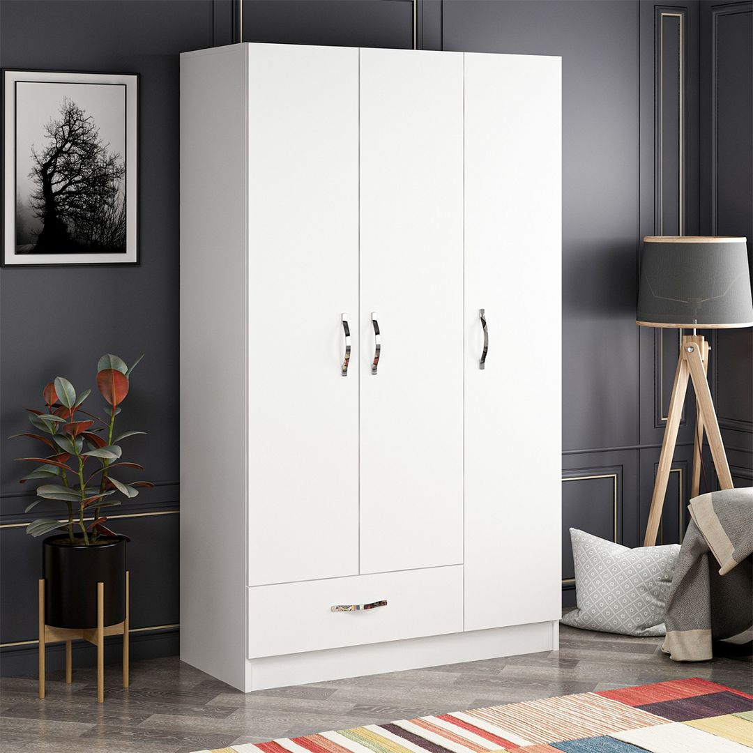 Tủ áo gỗ công nghiệp thiết kế nhỏ gọn SMLIFE Cavty