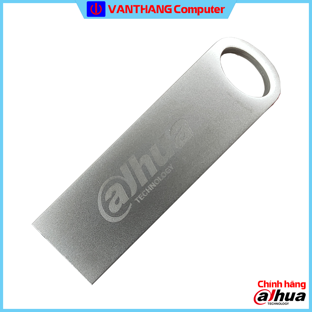 USB 2.0 Dahua U106 16GB Vỏ kim loại có khuyên móc - Hàng chính hãng