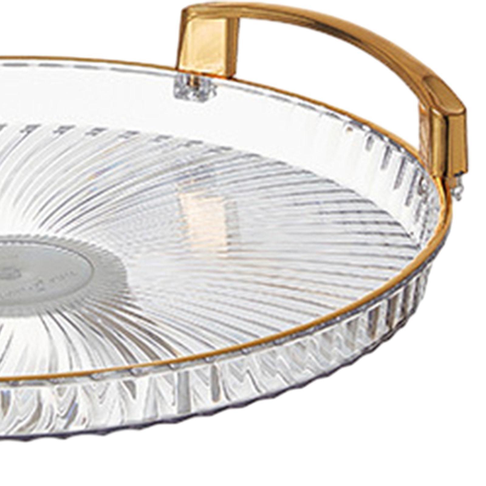 Serving Trays Clear Serving Platters Organization Elegant Snacks Trays Dessert Plates for Cupcake Display Birthday Party