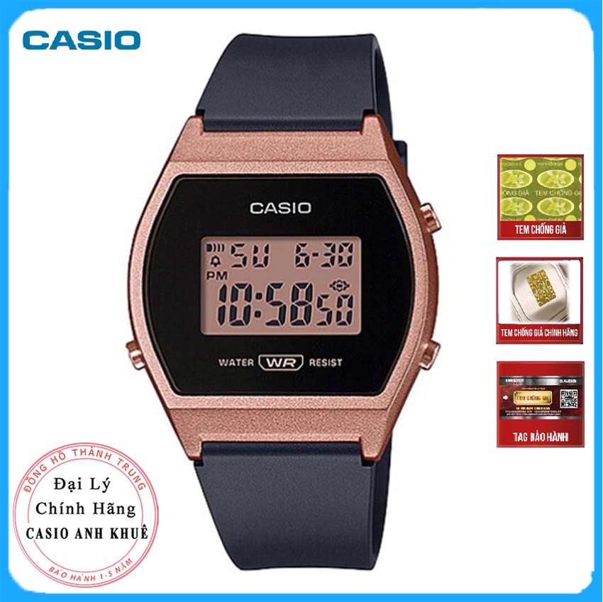 Đồng Hồ Đeo Tay Nữ Chính Hãng Casio LW-204-1ADF Dây Nhựa