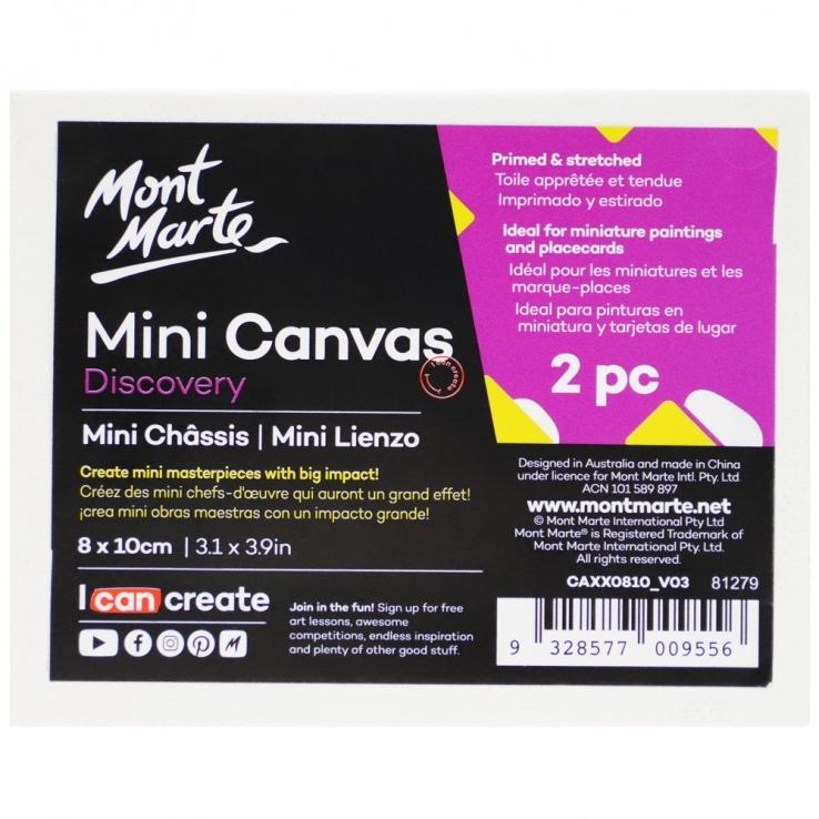 Vải Canvas Vẽ Mont Marte CAXX0810 (2 Tấm)