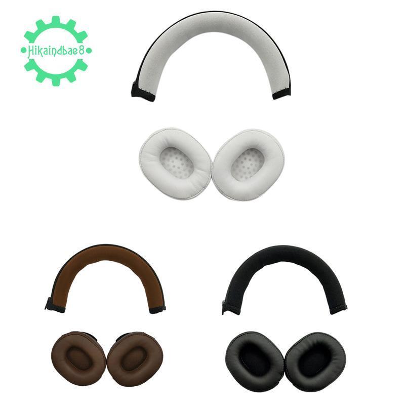 Đệm Xốp Da Bọc Đầu Tai Nghe Màu Trắng Cho Audio-Technica Ath-Sr5 Sr5Bt