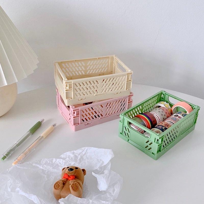 Giỏ đựng mỹ phẩm để bàn Mini đa năng tiện dụng