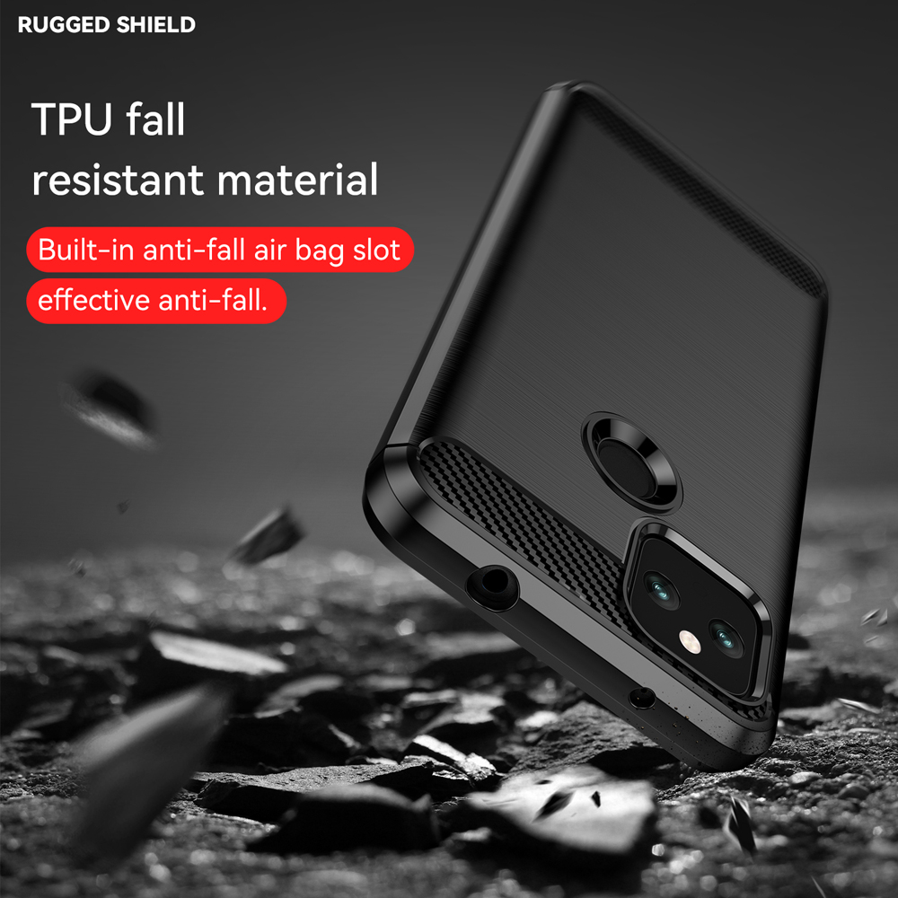Ốp lưng dành cho Google Pixel 5A 5G silicone mềm Carbon phay xước chống sốc chống vân tay
