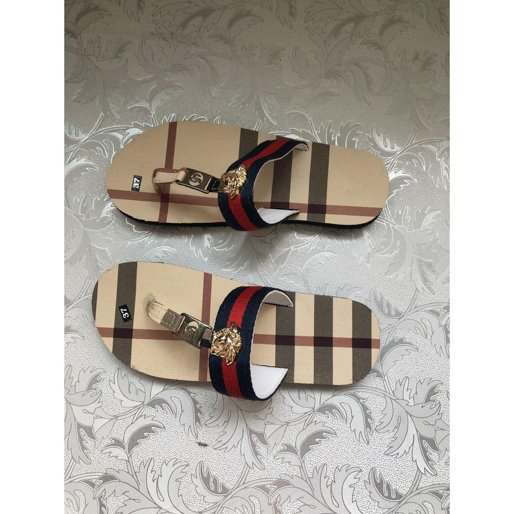 dép kẹp nữ sandal đồng nai ( đế sọc ca rô vàng ) size từ 34 nữ đến 42 nữ đủ size đủ màu ib muốn chọn thêm