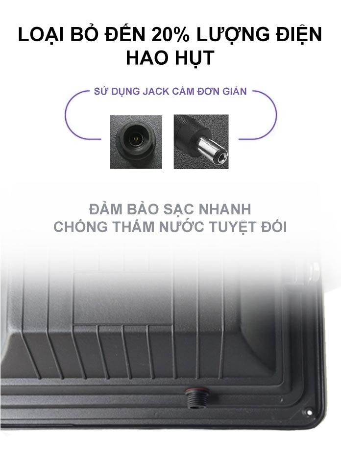 Đèn năng lượng mặt trời chống lóa Vạn Năng Solar 100w