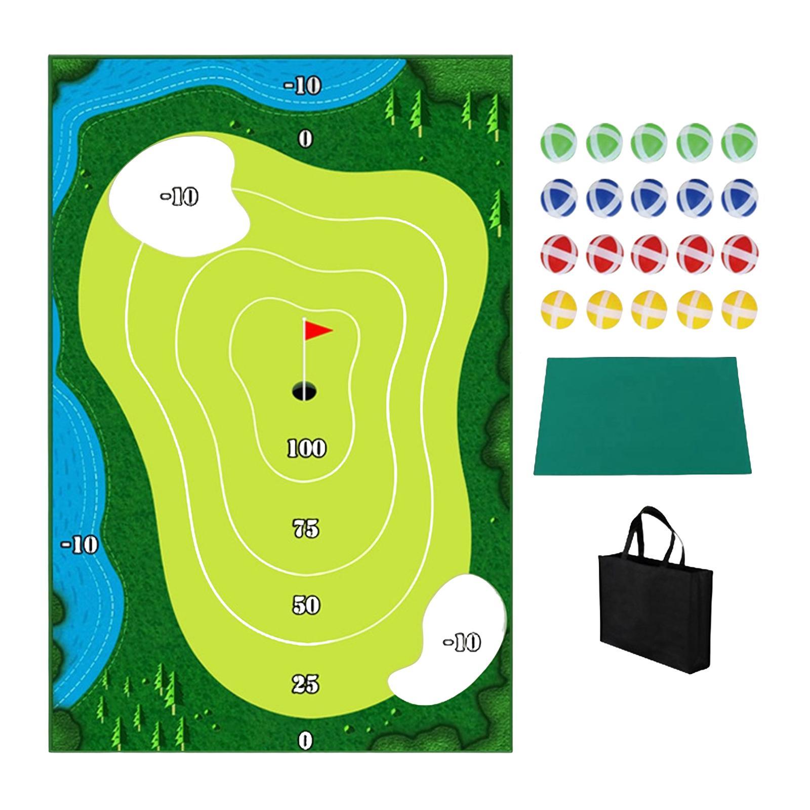 Chipping Golf Game Mat Swing Trainer Training for Home Office Equipment