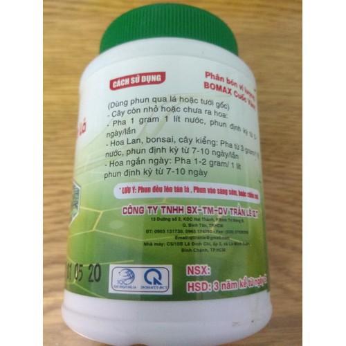 Phân bón vi lượng NPK 30-10-10+TE dưỡng cây-nảy chồi- xanh lá - bomax chai 100 gram