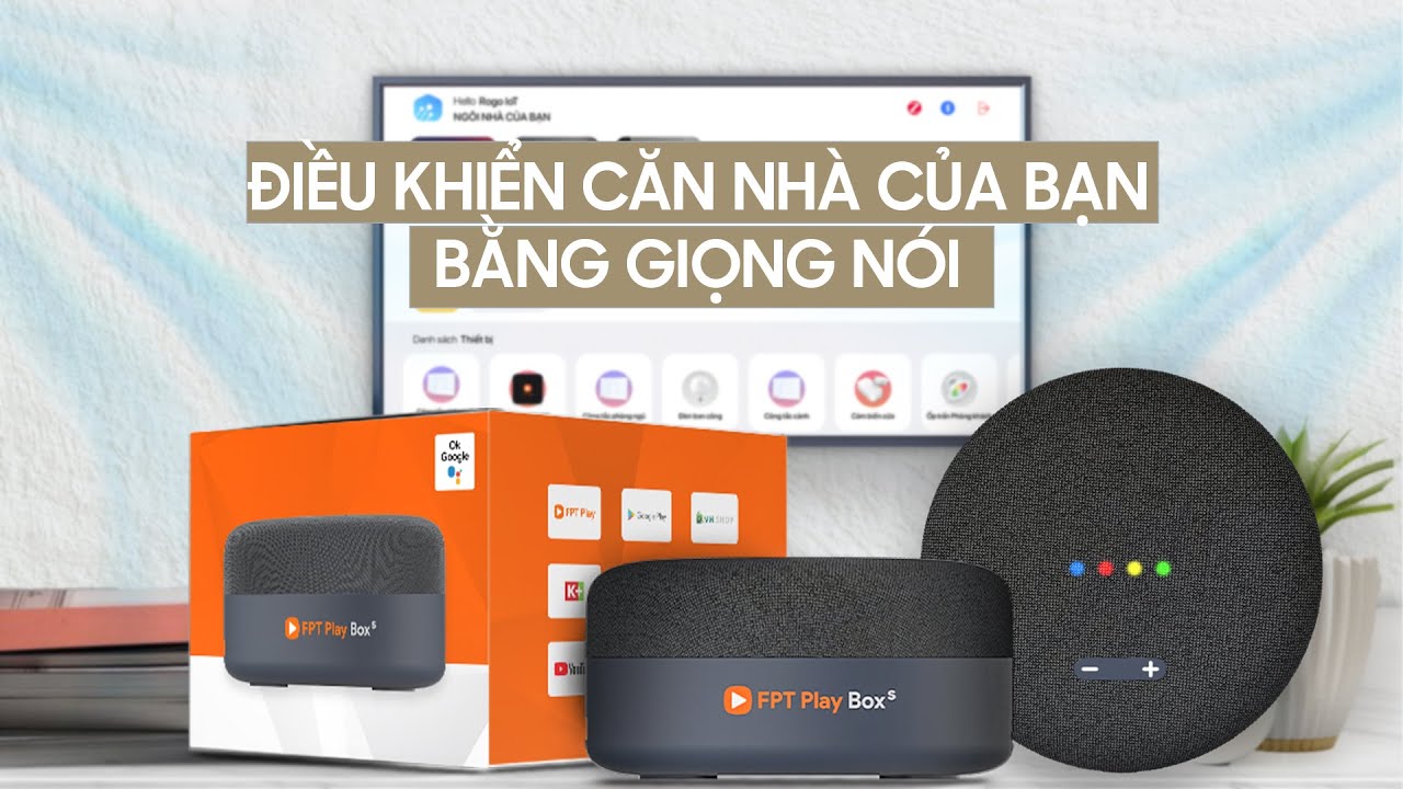 FPT Play Box S 2021 - Kết hợp Tivi Box và Loa thông minh - Điều khiển giọng nói thông minh không chạm - HÀNG CHÍNH HÃNG