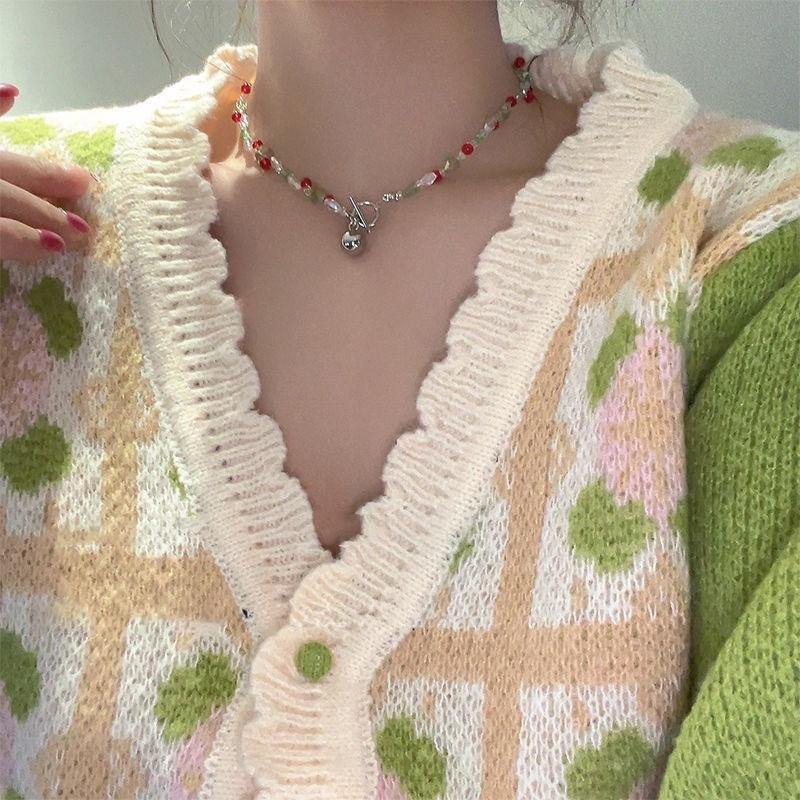 N205 Choker Vòng cổ dây chuyền phong cách Hàn Quốc thời trang xinh xắn cho nữ