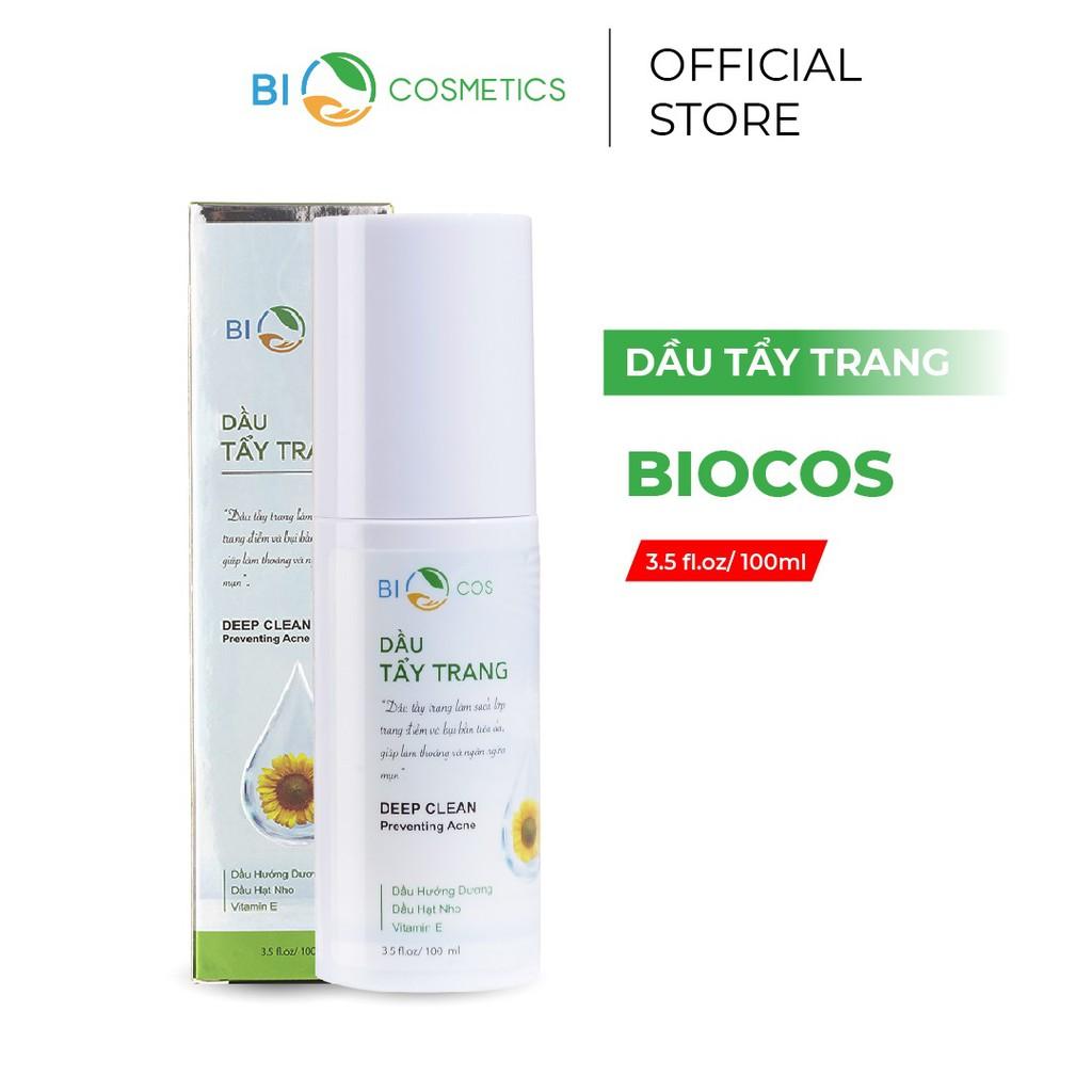 Dầu Tẩy Trang Dưỡng Ẩm BIOCOS - Deep Clean Preventing Acne 100ml