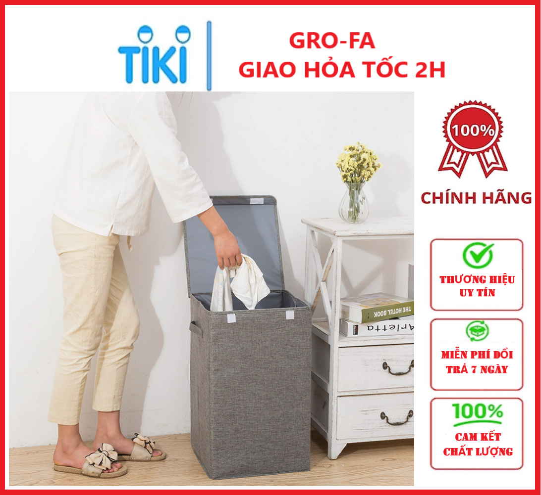 Hình ảnh Hộp Đựng Lưu Trữ Quần Áo Lưu Trữ Tiện Dụng - Chính Hãng GROFA