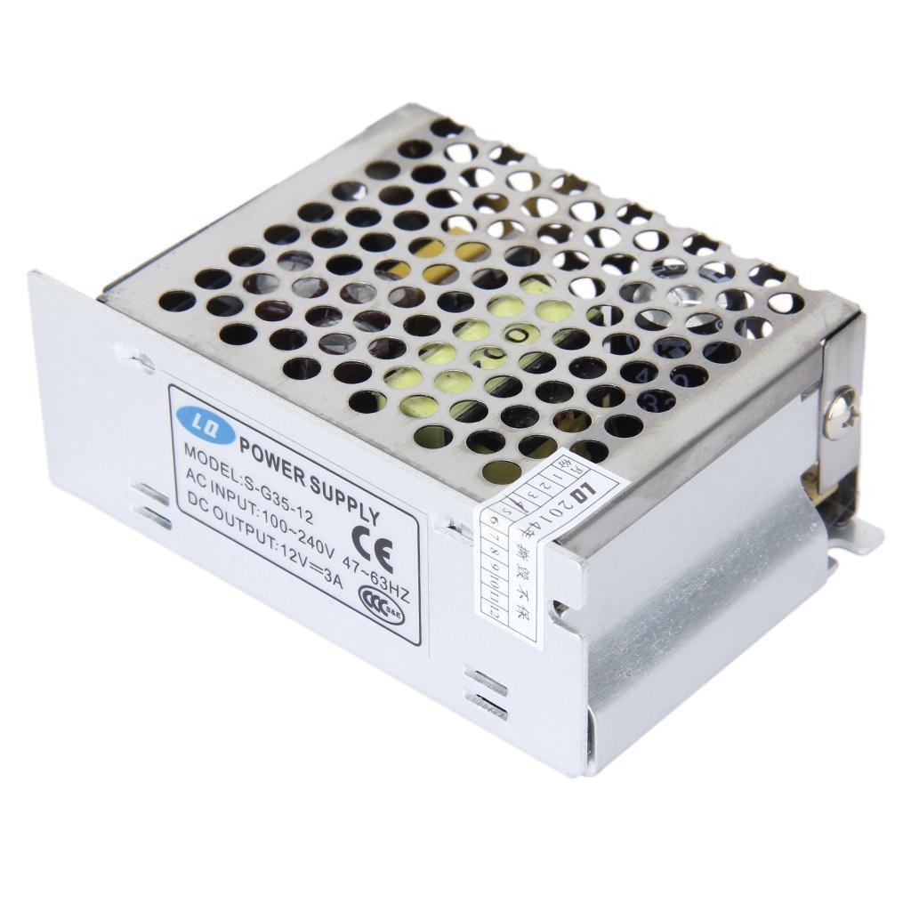 AC 100-240V to 12V DC Regulated Switching Power Supply Converter Transformer