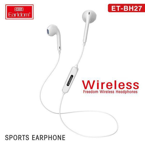 Tai Nghe Bluetooth Earldom BH27 2 Tai Có Dây Âm Bass Cao và Âm Treble Sáng Hàng Chính Hãng