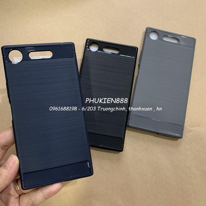 Ốp lưng dành cho điện thoại Sony XZ1 chống sốc silicon dẻo Rugged Armor