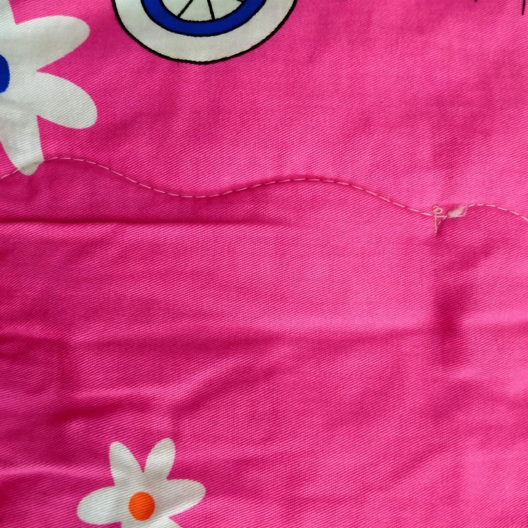 Nệm Gối Cho Bé Sơ Sinh Cotton - Họa tiết Mèo hồng