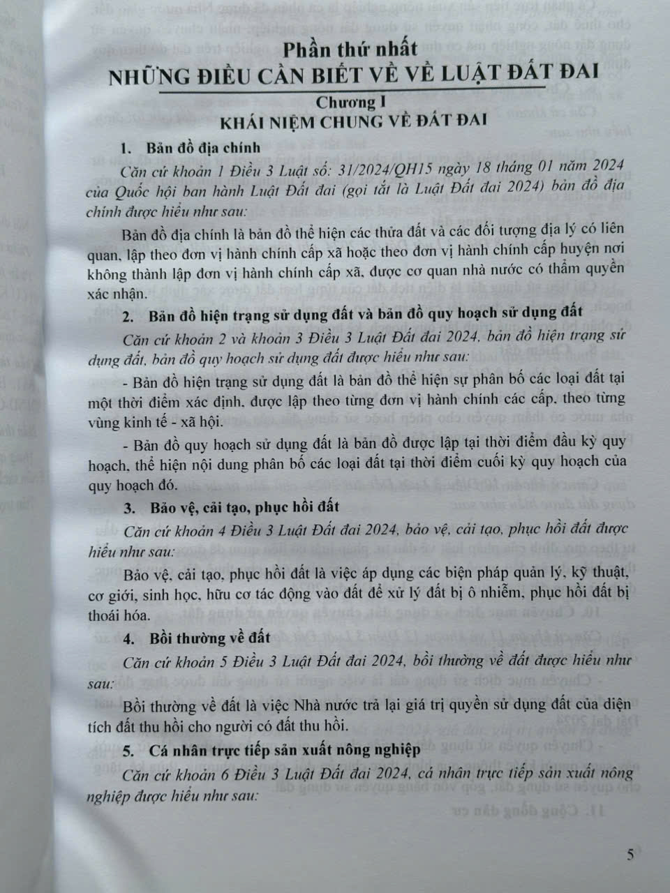 Sách Những Điều Cần Biết Về Giá Đất, Bồi Thường, Hỗ Trợ, Tái Định Cư Khi Nhà Nước Thu Hồi Đất theo Luật Đất Đai năm 2024 - V2464T