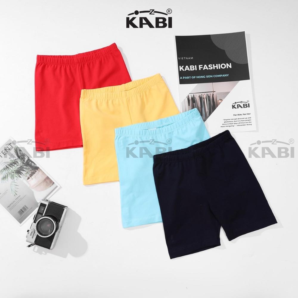 Quần đùi bé gái KABI quần shorts thun cotton bốn chiều thoáng mát thoải mái không túi - GQN001