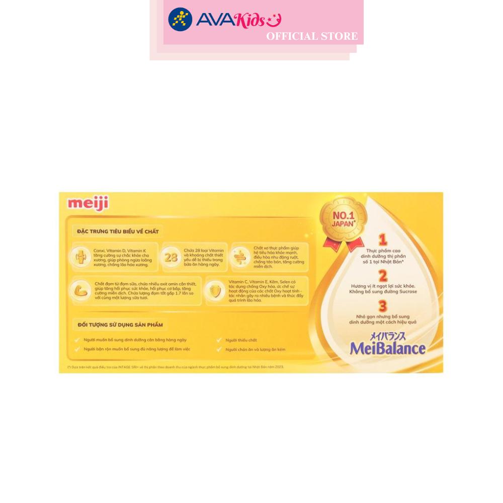 Thực phẩm bổ sung Meiji MeiBalance hương ngũ cốc 125 ml dành cho người lớn