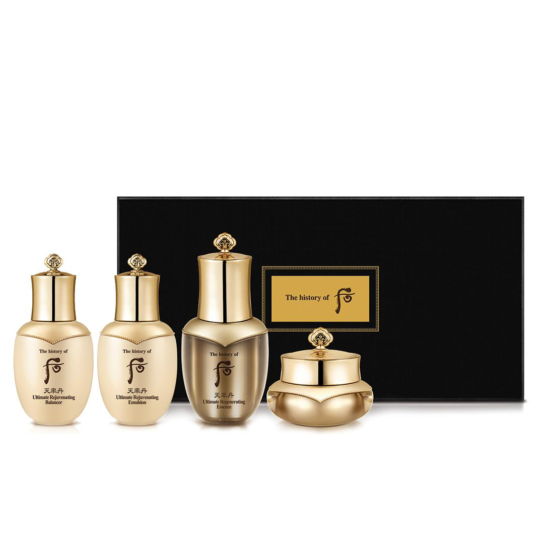 Bộ Dưỡng Trắng Da, Ngăn Ngừa Lão Hoá The History of Whoo Cheonyuldan Ultimate Regenerating 4pcs Gift Set