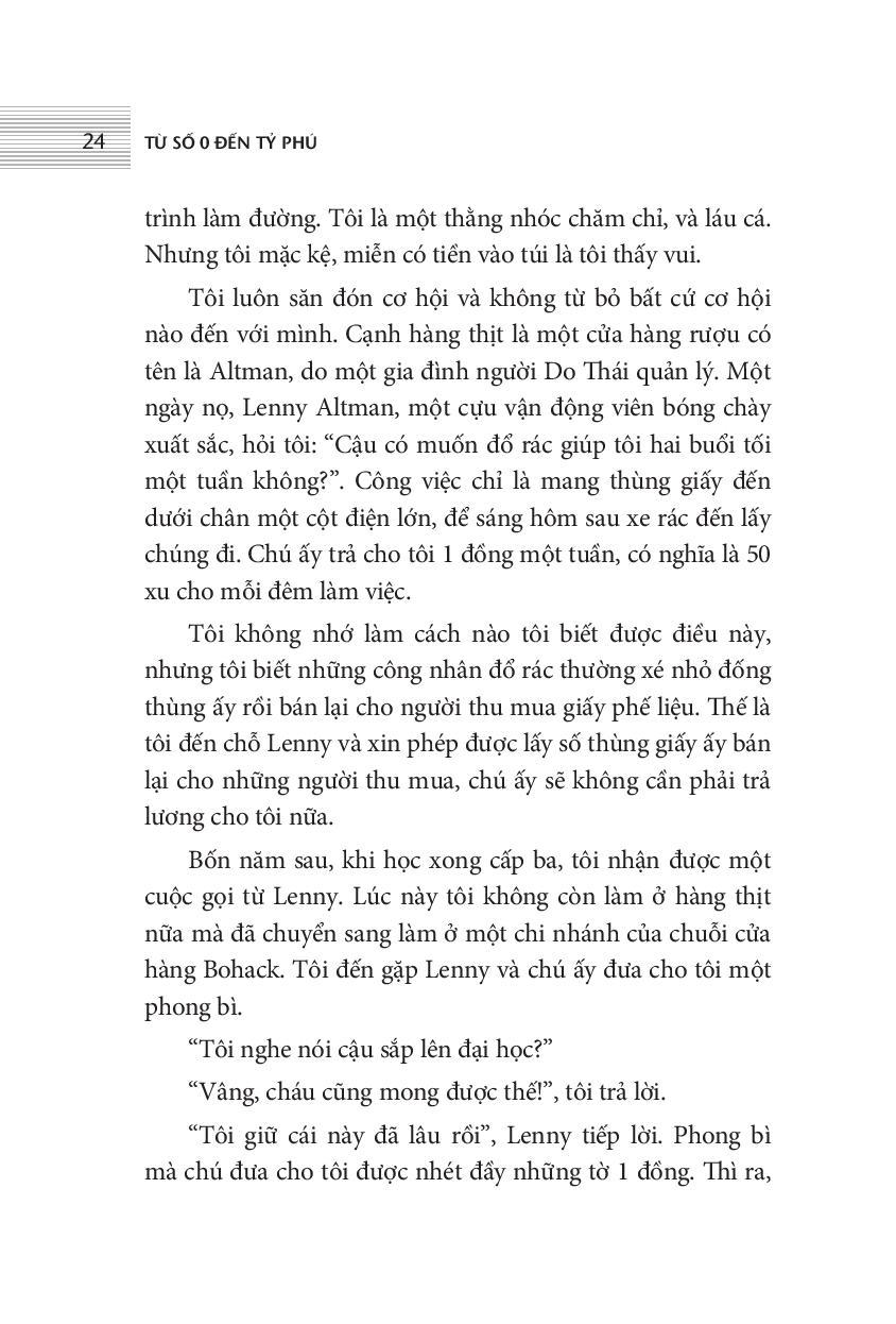 Tự Truyện Ken Langone: Từ Số 0 Đến Tỷ Phú
