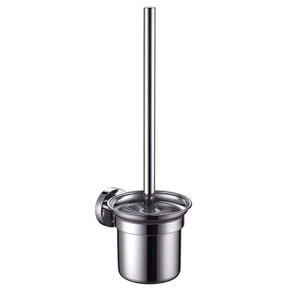 Bộ cốc chổi cọ bồn cầu, toilet nhà vệ sinh, sàn nhà treo tường, có giá đỡ bằng Inox 304 kháng khuẩn, không cần khoan, DAN HOUSE 3.11.11