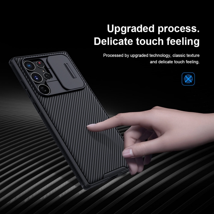 Ốp lưng dành cho Samsung S22 Ultra Camshield Pro chống sốc Nillkin - Hàng chính hãng