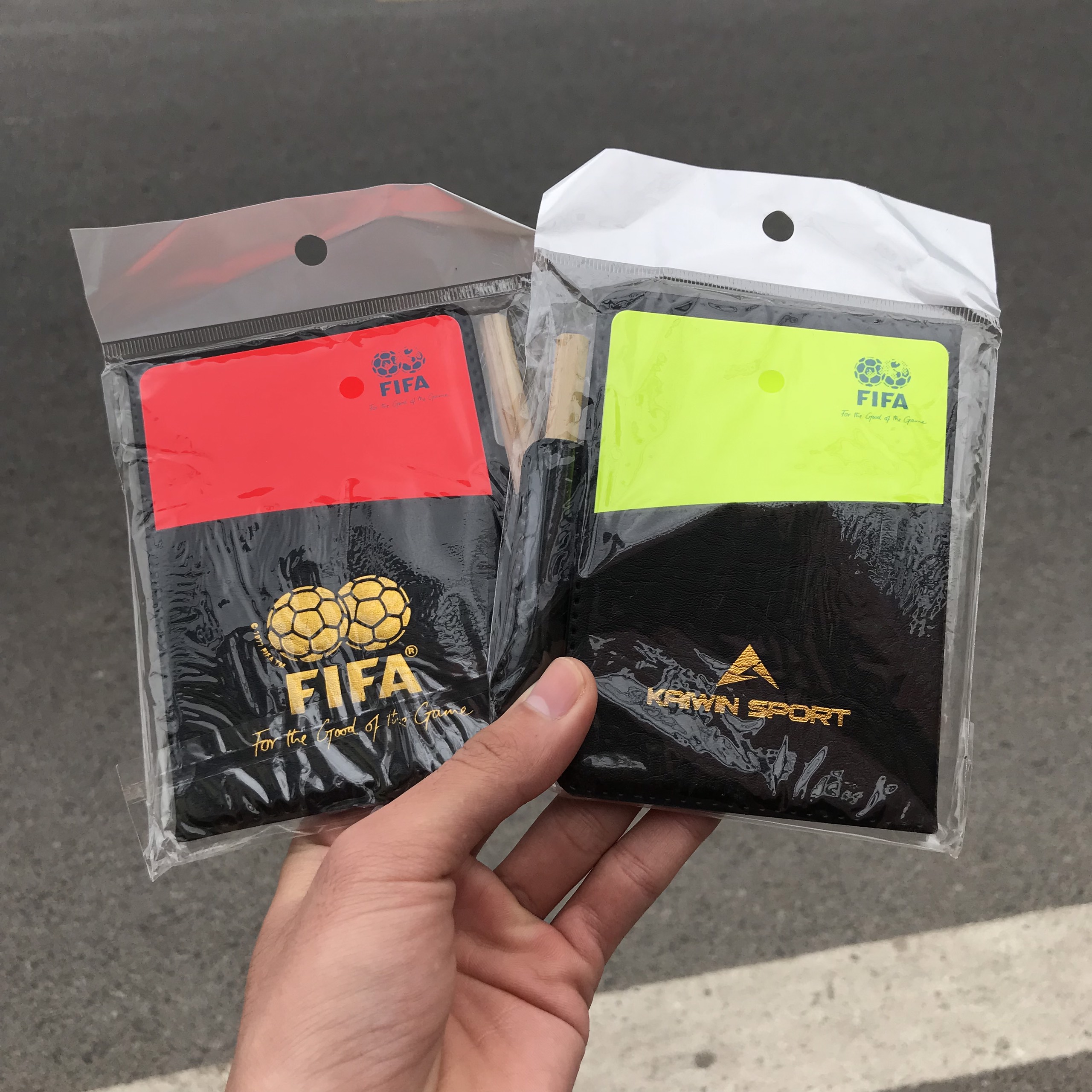Bộ thẻ vàng thẻ đỏ bóng đá FF cao cấp