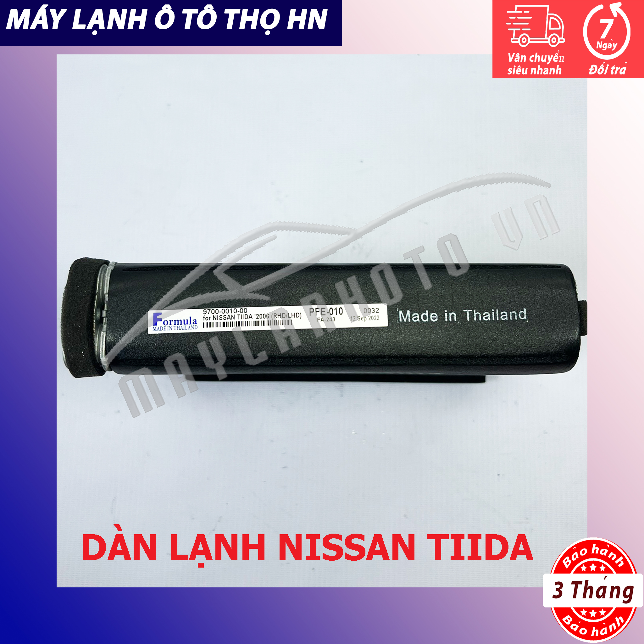Dàn lạnh Nissan Tiida - Livina 2006 2007 2008 2009 2010 2011 2012 2013 2014 2015 2016 Hàng Thái Lan 06 07 08 09 10 11 12 13 14 15 16