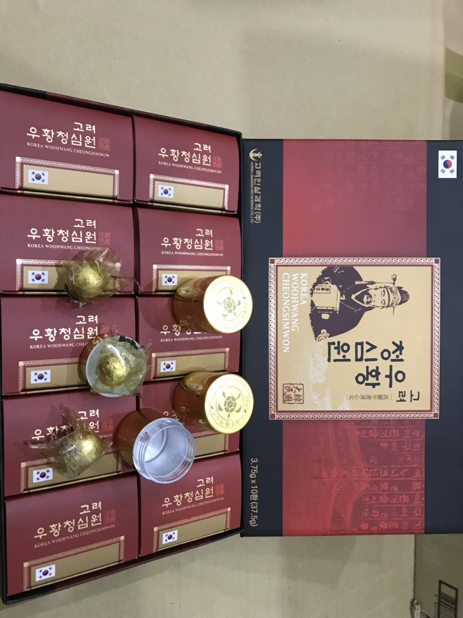 Viên An Cung Ngưu Hoàng Thanh Tâm BIO Hàn Quốc 10 viên- Phòng Chống tai biến đột quỵ