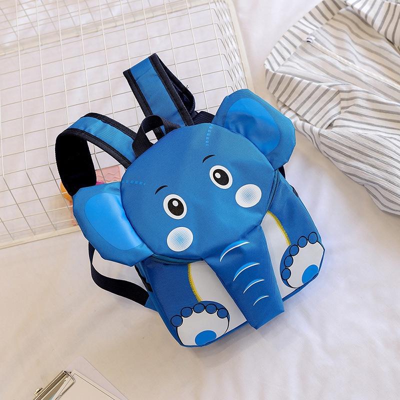 Funny Cute Creative Cartoon Elephant Shoulder Bag Kindergarten Schoolbag Backpack For Toddler Kids MM