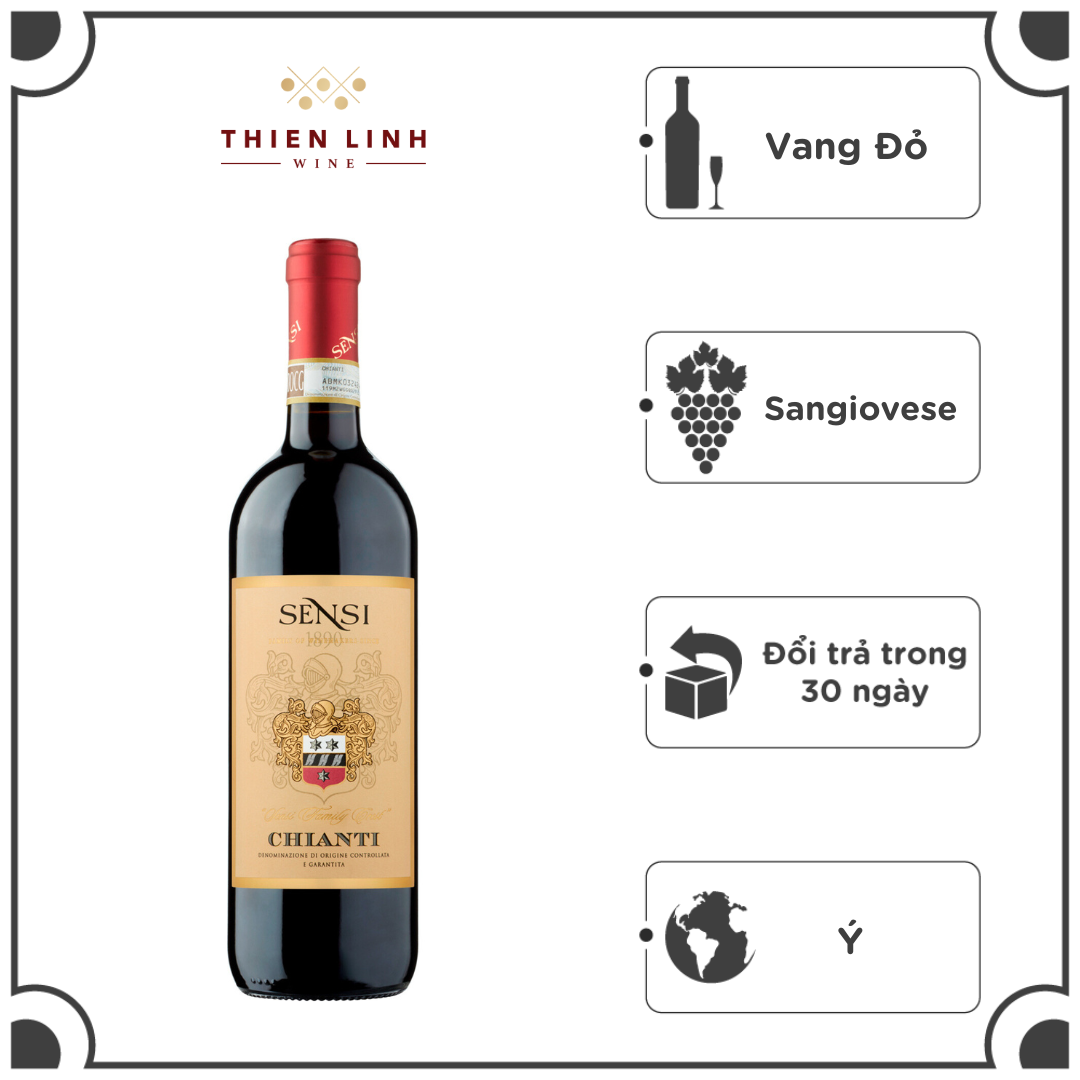 Rượu Vang Đỏ Ý Sensi Chianti