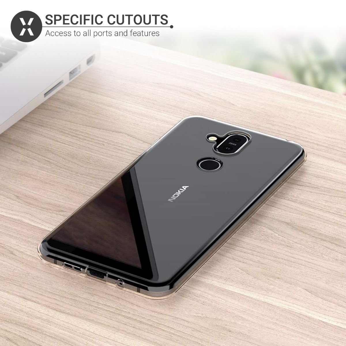 Ốp lưng dẻo silicon cho Nokia 8.1 Plus / Nokia X8