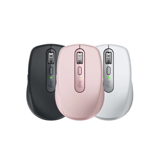 Chuột Không Dây Logitech Mx Anywhere 3S Bluetoothwireless Không Kèm Recevier - Hàng Chính Hãng - Xám Pale Grey