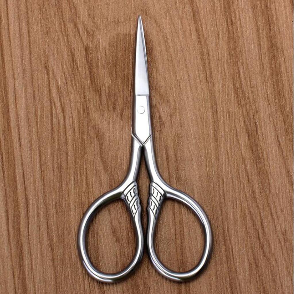 Stainless Steel | Beard Care Products, Scissors for Eyebrow, Nose Hair, Ear, Dog Hair Trimming - Nasal Scissors for Men, Women, Nose Hair Scissors