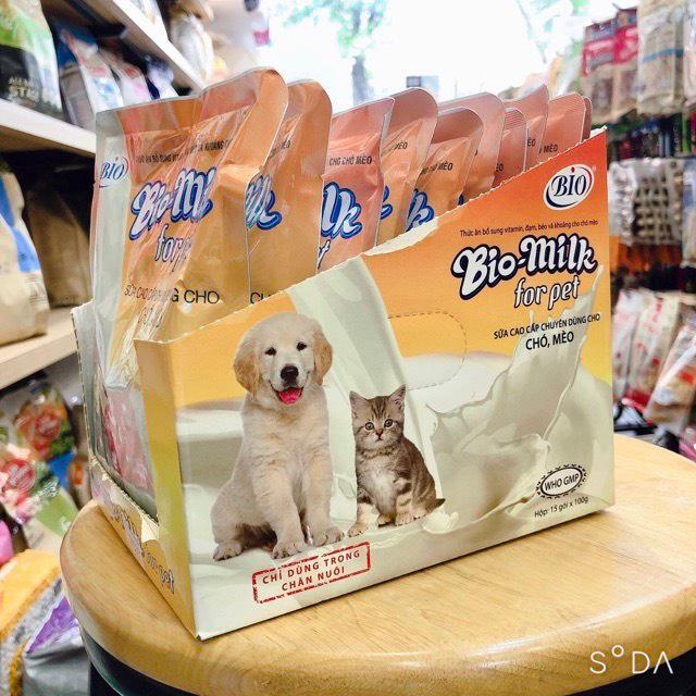 Sữa Cho Mèo Con Chó Con Bio Milk for Pet Gói 100g Tiệm Nhà Nice