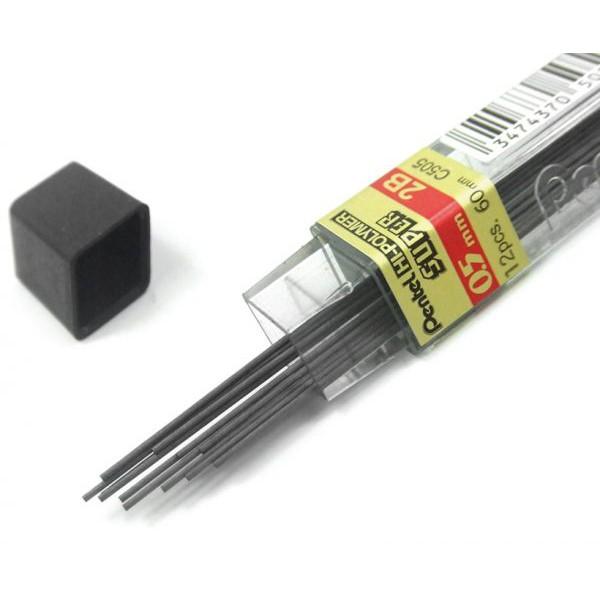 Ruột Chì Kim Pentel C505 2B nét 0.5mm (12 ngòi x 60mm)