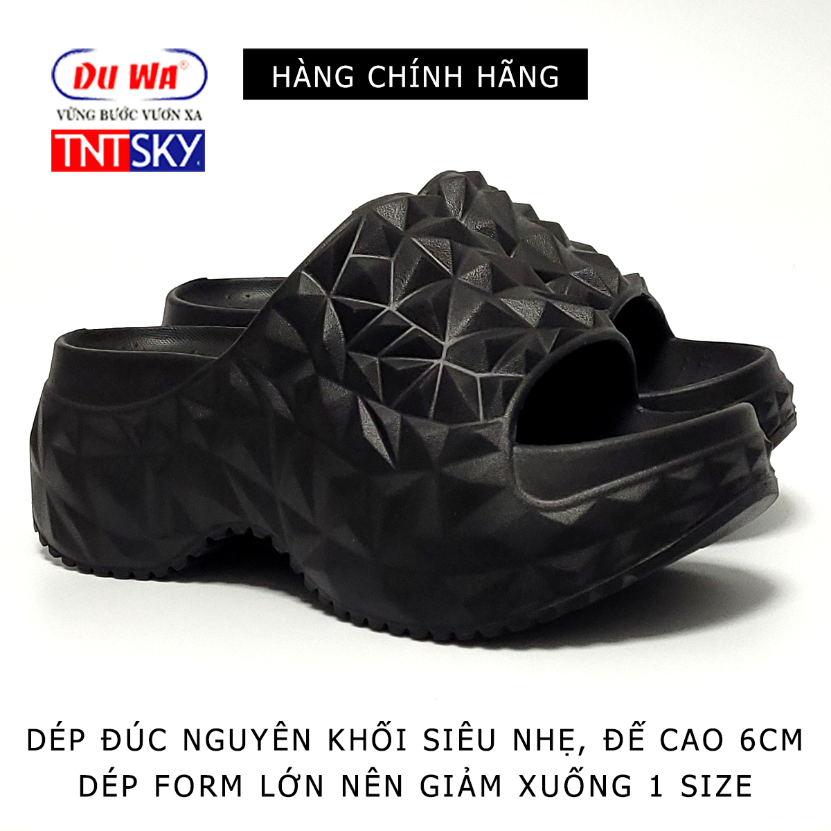 Dép Nữ Quai Ngang Đúc Liền Khối Siêu Nhẹ - Hàng Chính Hãng - TK534