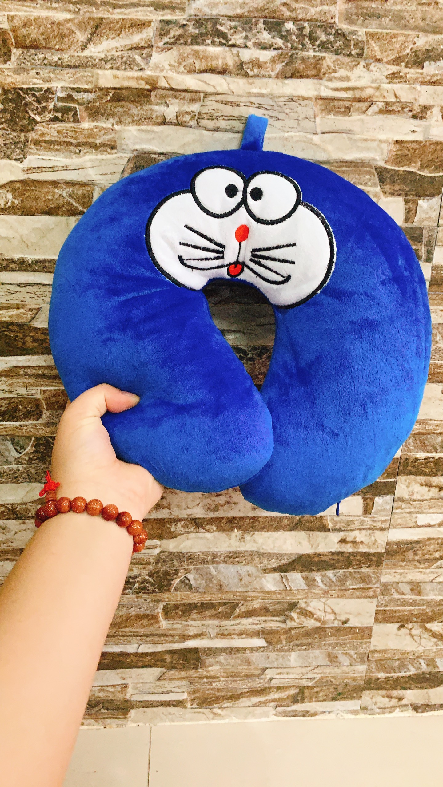 Gối Tựa Cổ Chữ U Hình Đoraemon Cute, Người Bạn Thân Trong Những Lần Vi Vu/ Chất Bông MRS Êm Ái Dễ Chịu Biểu Cảm Ngẫu Nhiên [GoiChuU