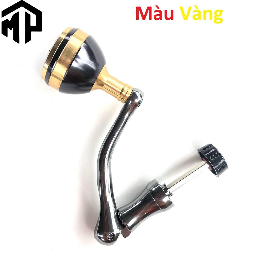 Tay quay câu cá GW - Chất lượng TiTan 6 cạnh - Vàng Đồng