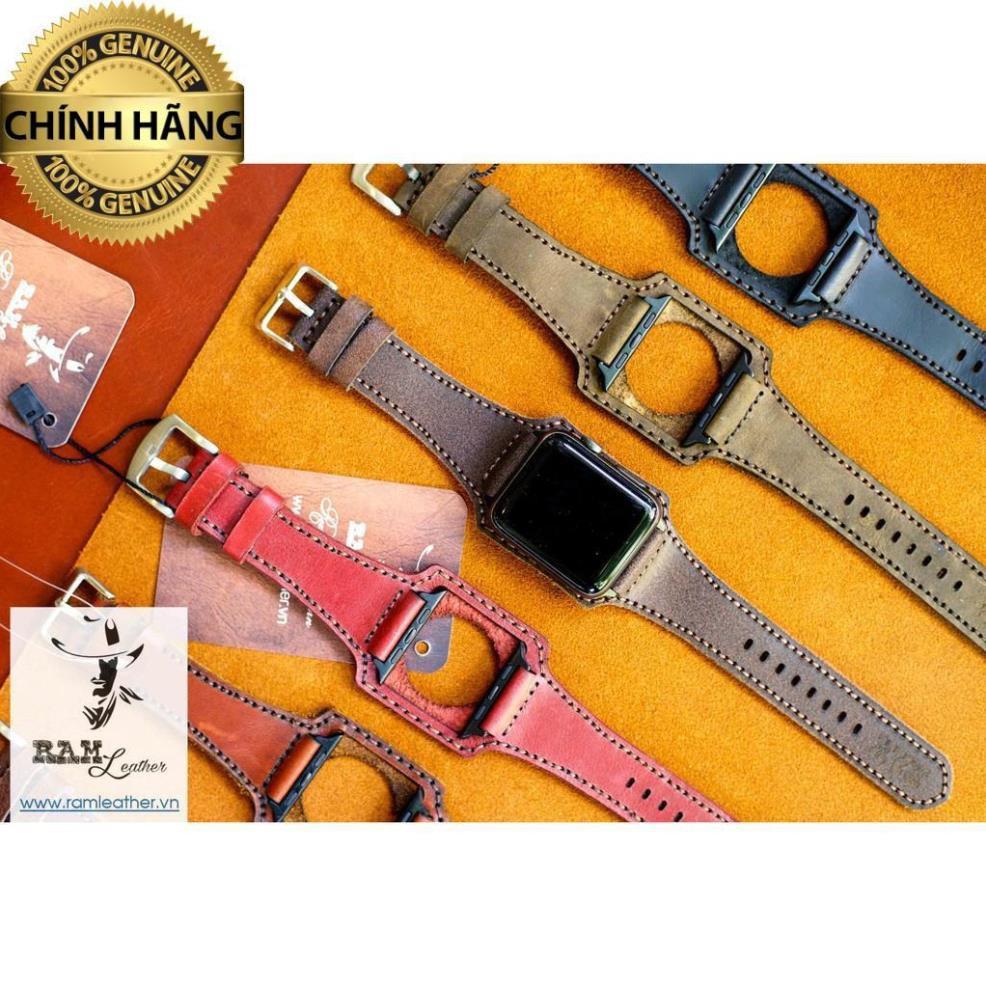 TỔNG HỢP DÂY ĐỒNG HỒ DA BÒ THẬT DÀNH CHO APPLE WATCH - BUNDSTRAP BX HÀNG CHÍNH HÃNG