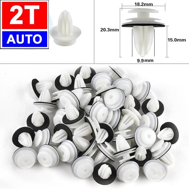 Bộ 10 đinh tán, chốt vít nở vit Nhựa 10mm Loại chuyên dùng cho xe hơi ô tô: SKU:605