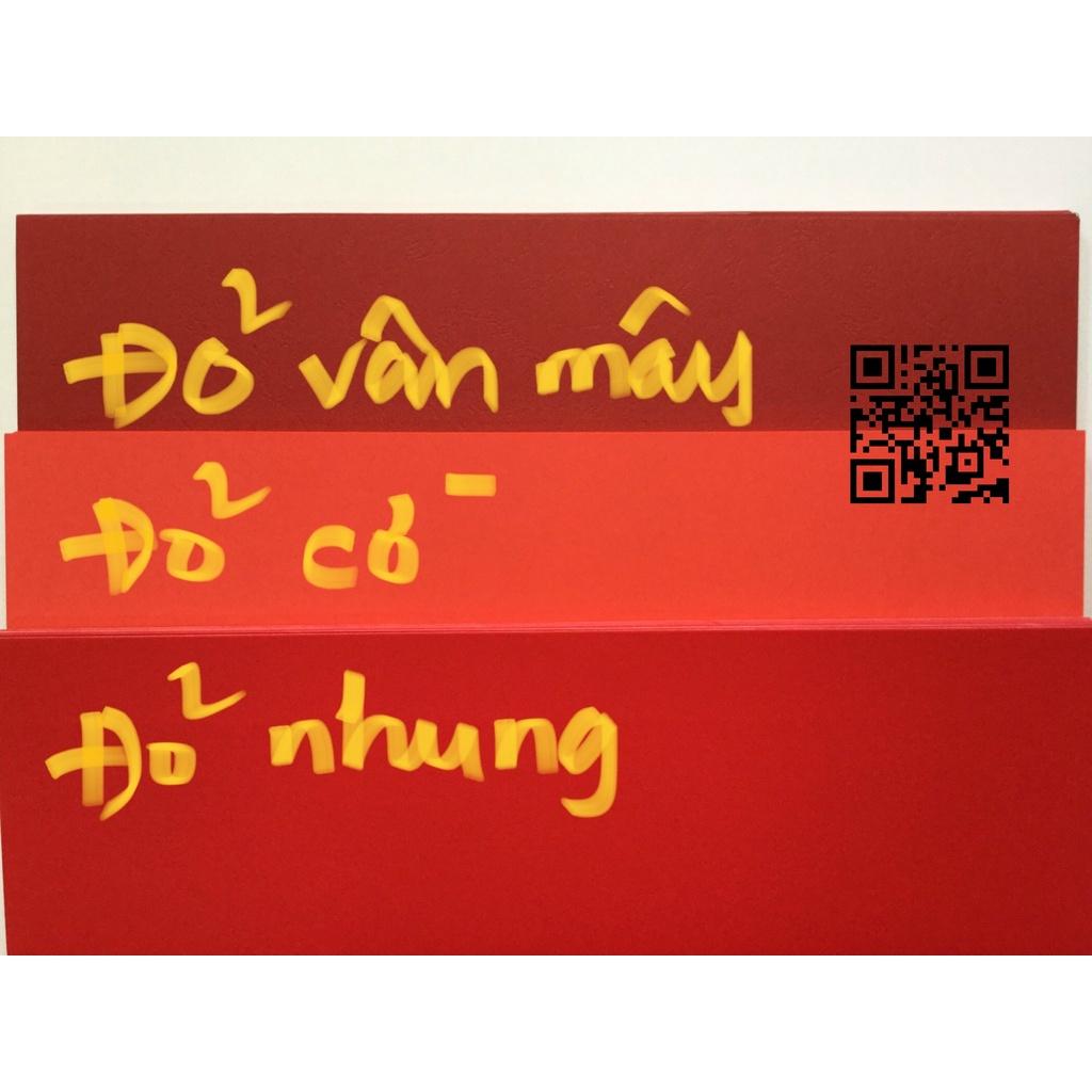 Giấy màu, bìa màu, giấy làm thiệp, scrapbook