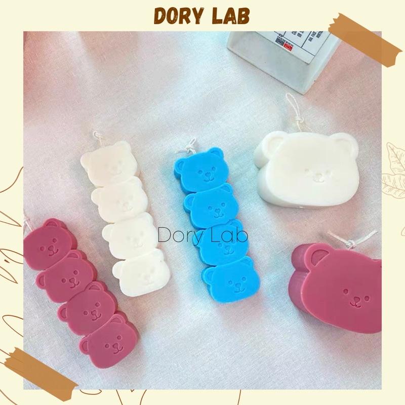 Nến Thơm Cây Hình Gấu Cute Nhiều Màu Sắc, Phụ Kiện Trang Trí - Dory Lab