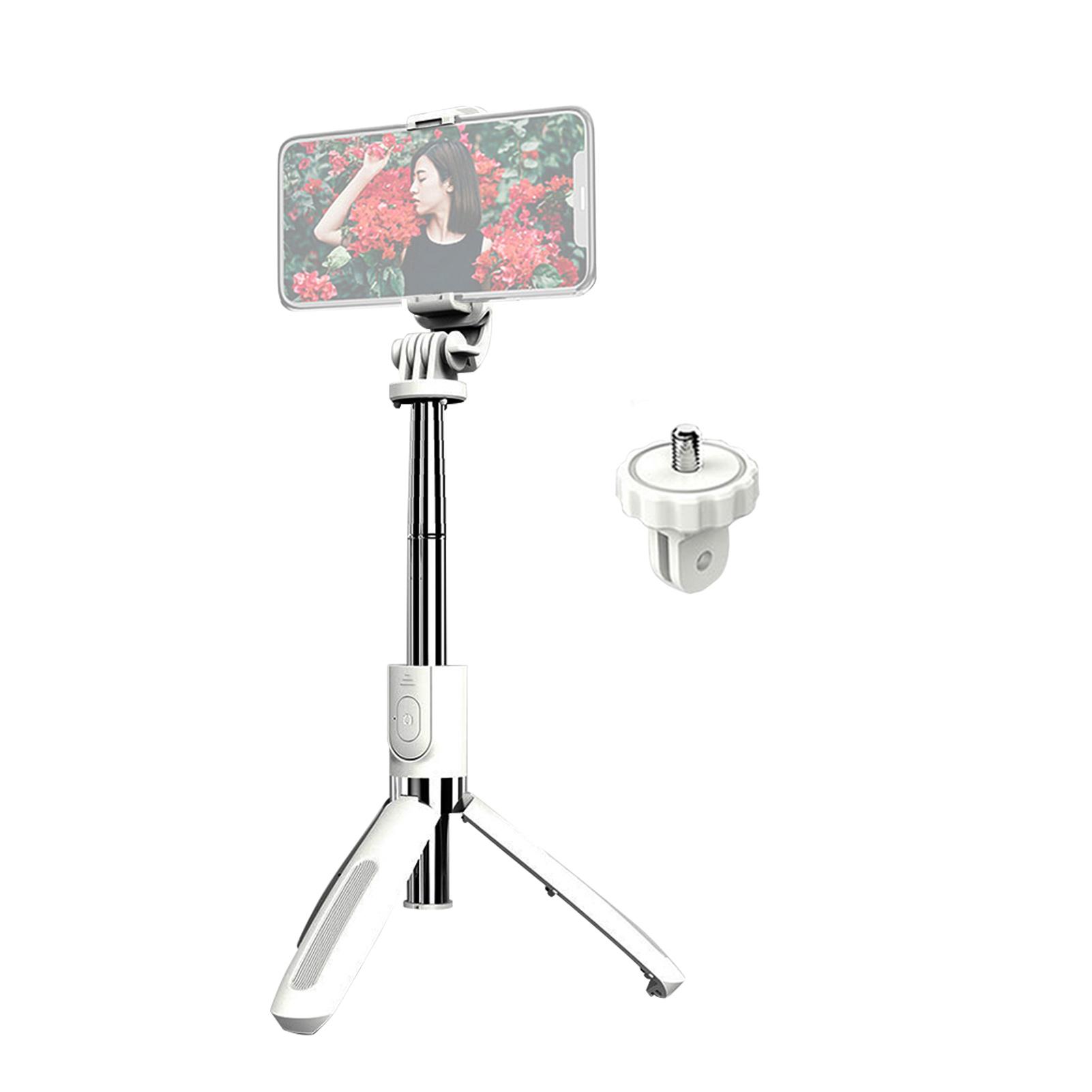 Gậy chụp ảnh tự sướng BT không dây L02 có giá đỡ ba chân.Chiều dài 100cm với máy ảnh