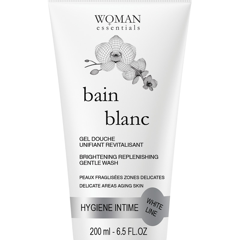 Gel Vệ Sinh Dưỡng Trắng Giảm Thâm Vùng nhạy cảm phụ nữ Woman Essentials Bain Blanc 200ml